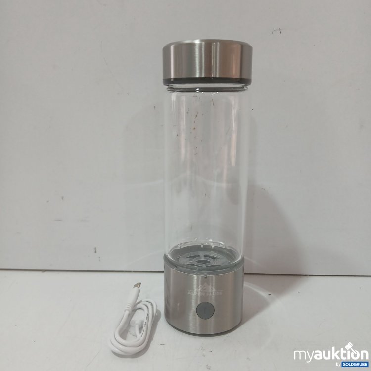 Artikel Nr. 989195 Artikel Nr. 989195: Alpen Fluss HydroVive Wasserstoff-Wasserflasche aus Glas ca 7x23cm (gesamt)
