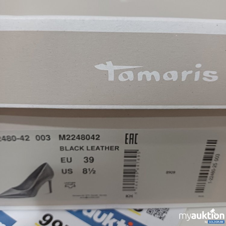 Artikel Nr. 997195 Artikel Nr. 997195: Tamaris Damen Pumps schwarz Leder EU 39