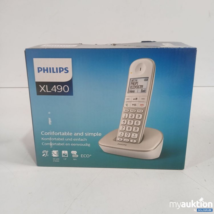 Artikel Nr. 447196 Artikel Nr. 447196: Philips XL490 Telefon