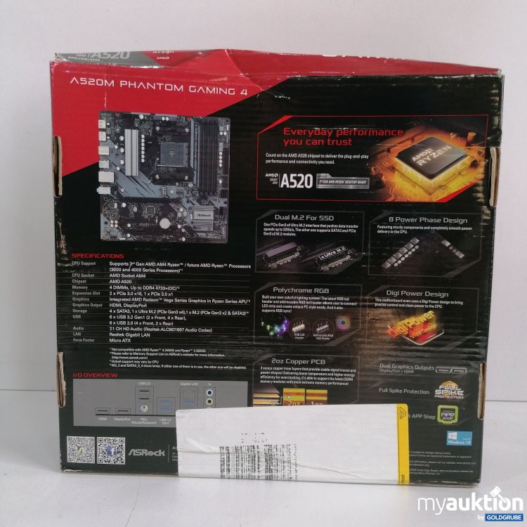 Artikel Nr. 833196 Artikel Nr. 833196: ASR Rock A520M Phantom Gaming 4