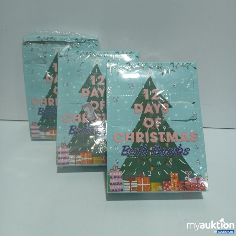 Artikel Nr. 911196: 12 Days of Christmas Bath Bombs 3er Pack 