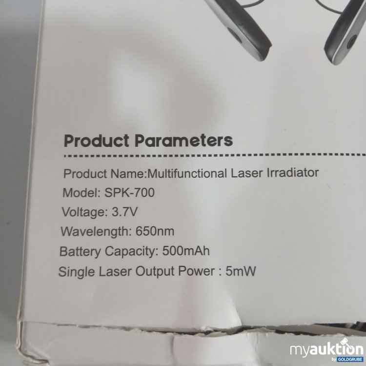 Artikel Nr. 919196: SPK Multifunctional Laser Irradiator Kopfhörer