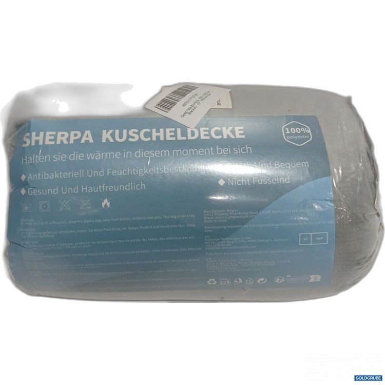 Artikel Nr. 963196: Sherpa Kuscheldecke grau