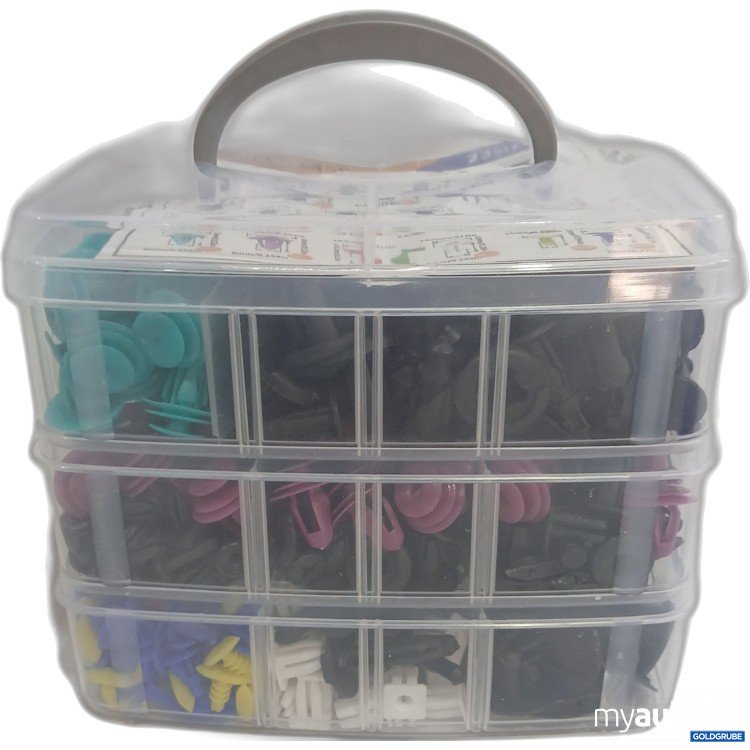 Artikel Nr. 970196: Set diverse Clips, Klammern 680Pcs. 23sizes 