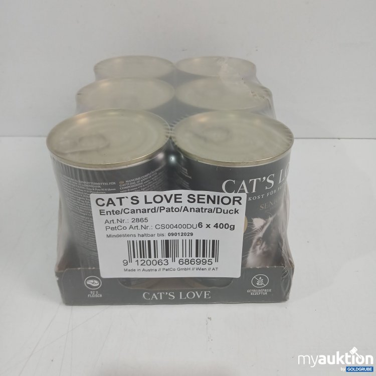 Artikel Nr. 981196 Artikel Nr. 981196: Cats Love Senior Ente 6x400g