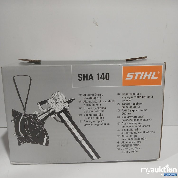 Artikel Nr. 526197 Artikel Nr. 526197: STIHL SHA 140 Akku-Saughäcksler