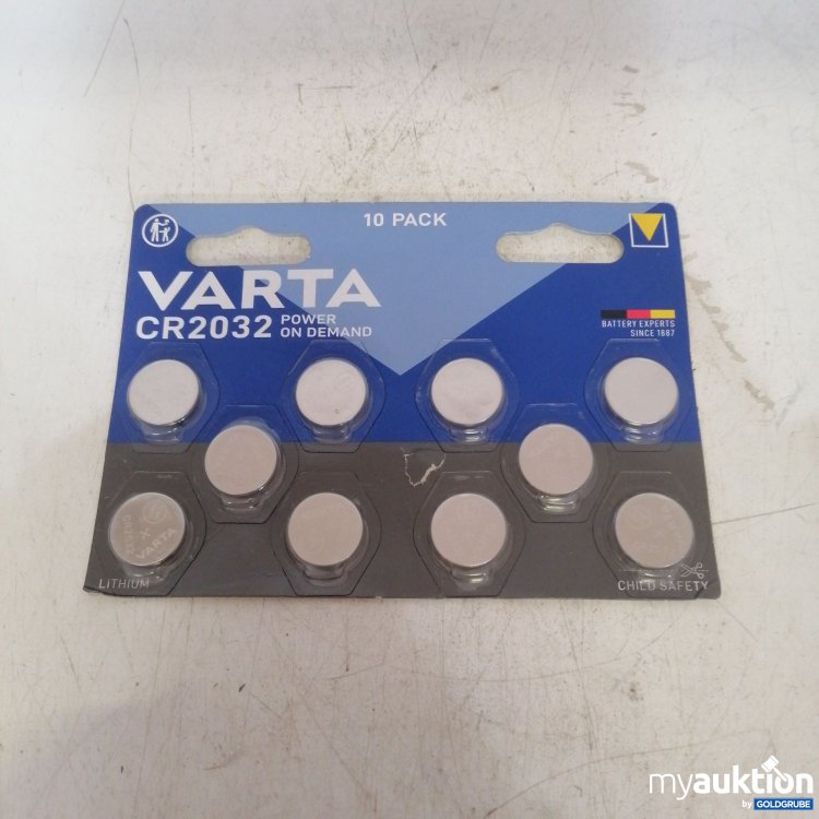 Artikel Nr. 721197: VARTA CR2032 Lithium-Batterien