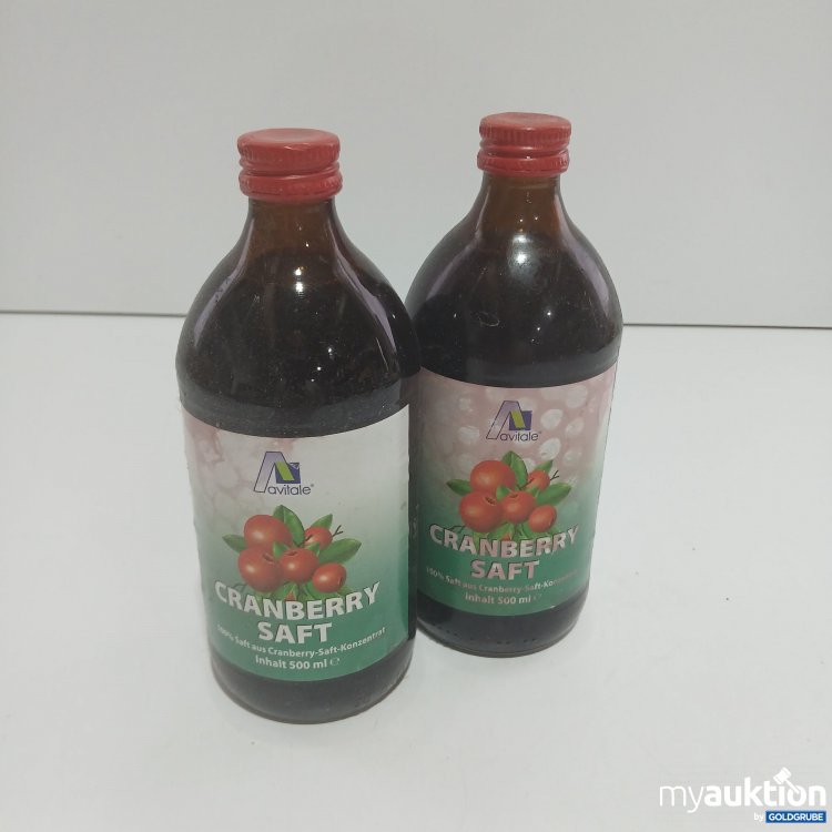 Artikel Nr. 835197 Artikel Nr. 835197: Avitale Cranberry Saft 2x500ml