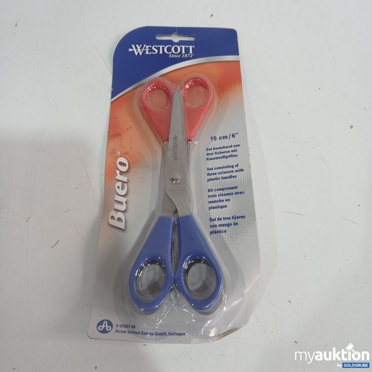 Artikel Nr. 894197: Westcott Buero Scherenset 3x 15cm 