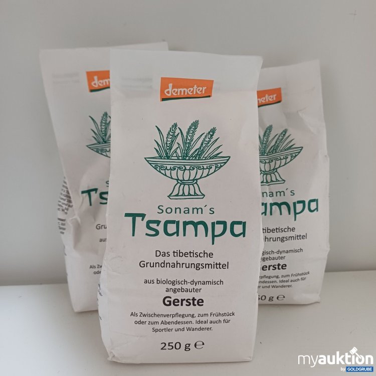 Artikel Nr. 942197 Artikel Nr. 942197: Sonam's Tsampa das tibetische Grundnahrungsmittel Gerste 3 x 250 g