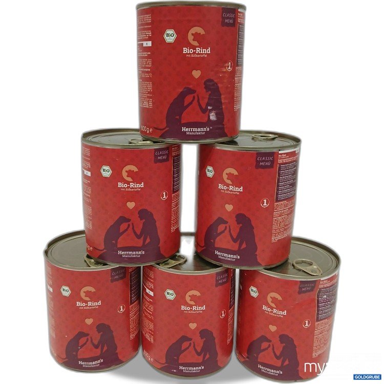 Artikel Nr. 950197: Herrmann's Manufaktur Bio Rind  6x800g 