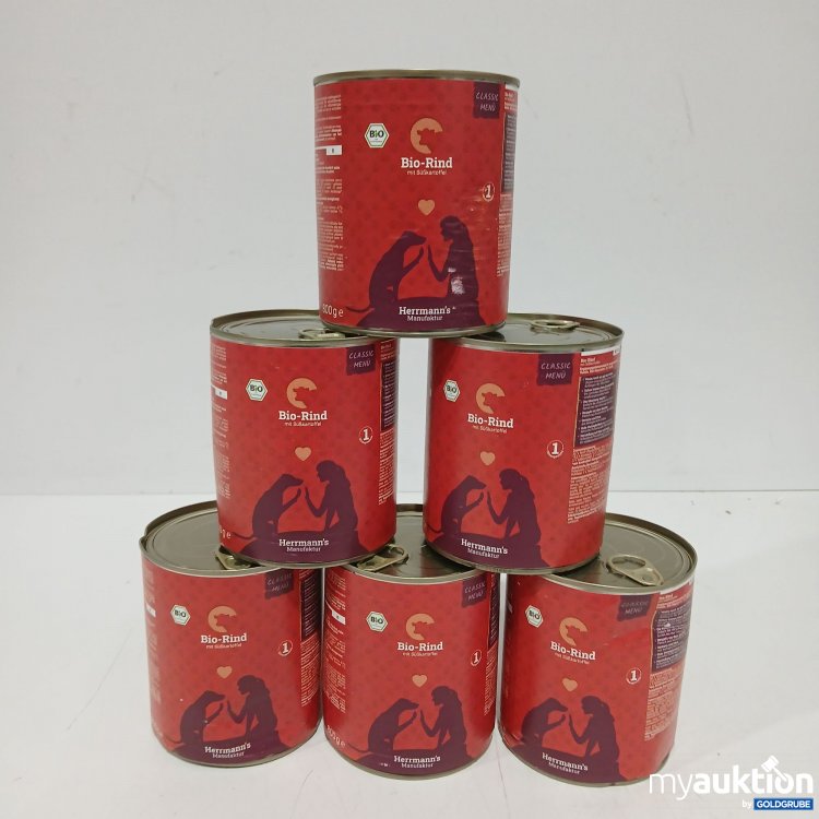 Artikel Nr. 950197: Herrmann's Manufaktur Bio Rind  6x800g 