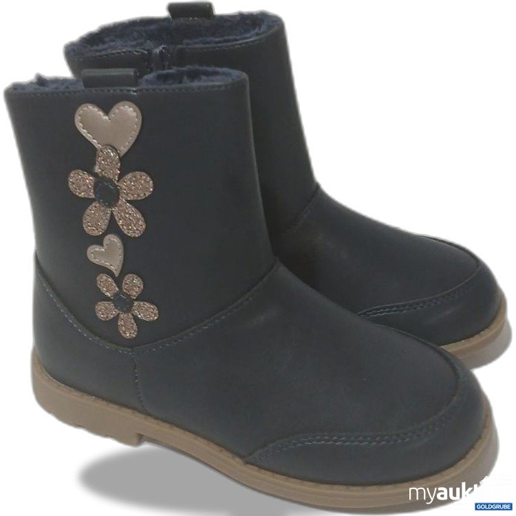 Artikel Nr. 988197 Artikel Nr. 988197: Zalando schwarze Kinder-Stiefel mit dekorativen Blumen und Herzen. Innen mit Futter ausgestattet
Gr 30