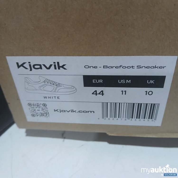 Artikel Nr. 993197: Kjavik Barefoot Sneaker Weiß mit 2 Paar Ersatzsohlen