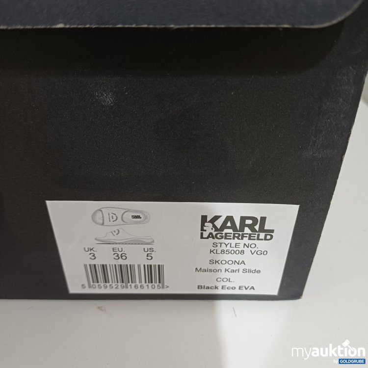 Artikel Nr. 997197 Artikel Nr. 997197: Karl Lagerfeld Slides Schwarz Größe 36