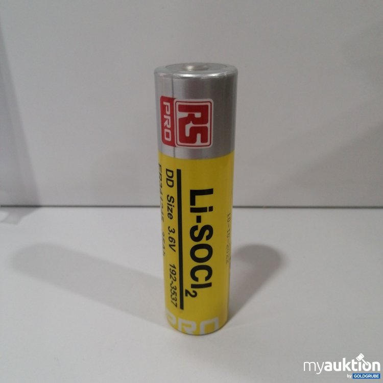 Artikel Nr. 522198: Akku RS Pro Li-SOCI2 DD Gr. 3.6V