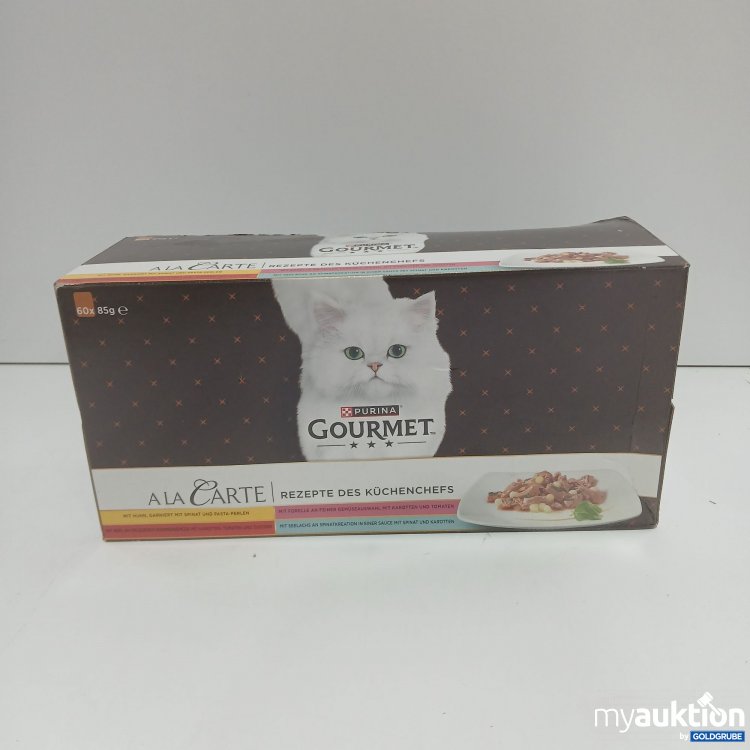 Artikel Nr. 826198: Gourmet Katzenfutter 60x85g