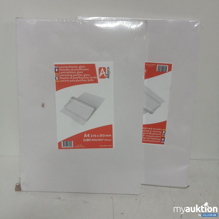Artikel Nr. 903198: Albyco Laminierfolien, Glanz A4 100 Stück 