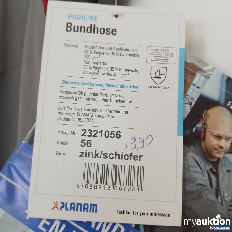 Artikel Nr. 908198: Planam Bundhose