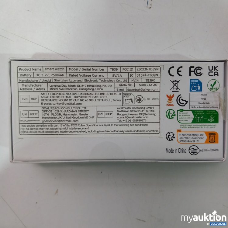 Artikel Nr. 917198: SMART WATCH TB839