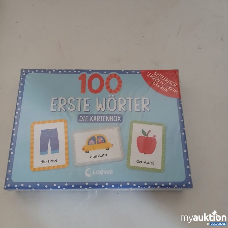 Artikel Nr. 921198: Loewe 100 Erste Wörter Kartenbox