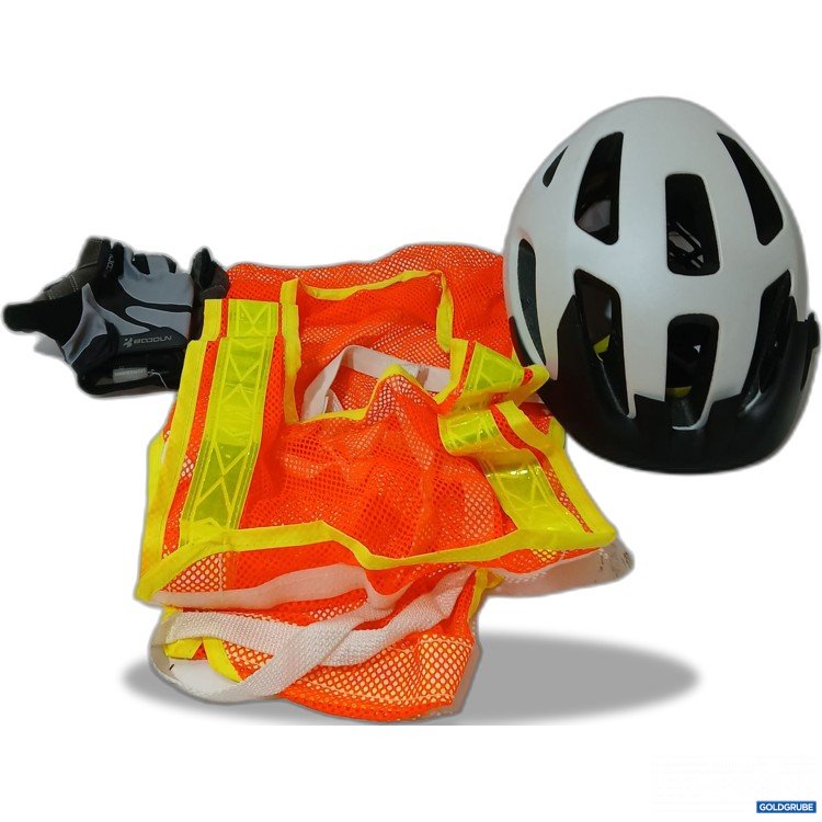 Artikel Nr. 955198: Fahrradhelm inklusive Handschuhe und Warnweste