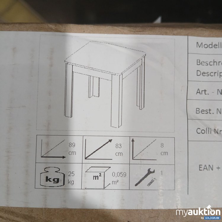 Artikel Nr. 957198: Esstisch mit 1 Schubkasten