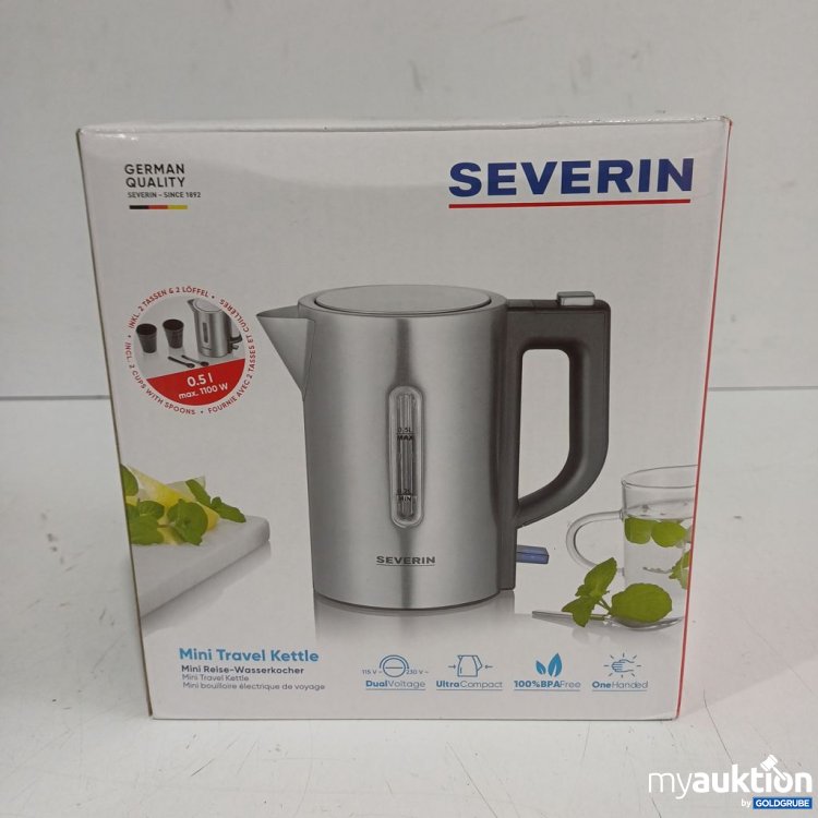 Artikel Nr. 447199: SEVERIN Mini Travel Kettle Wasserkocher 1100W 0.5l