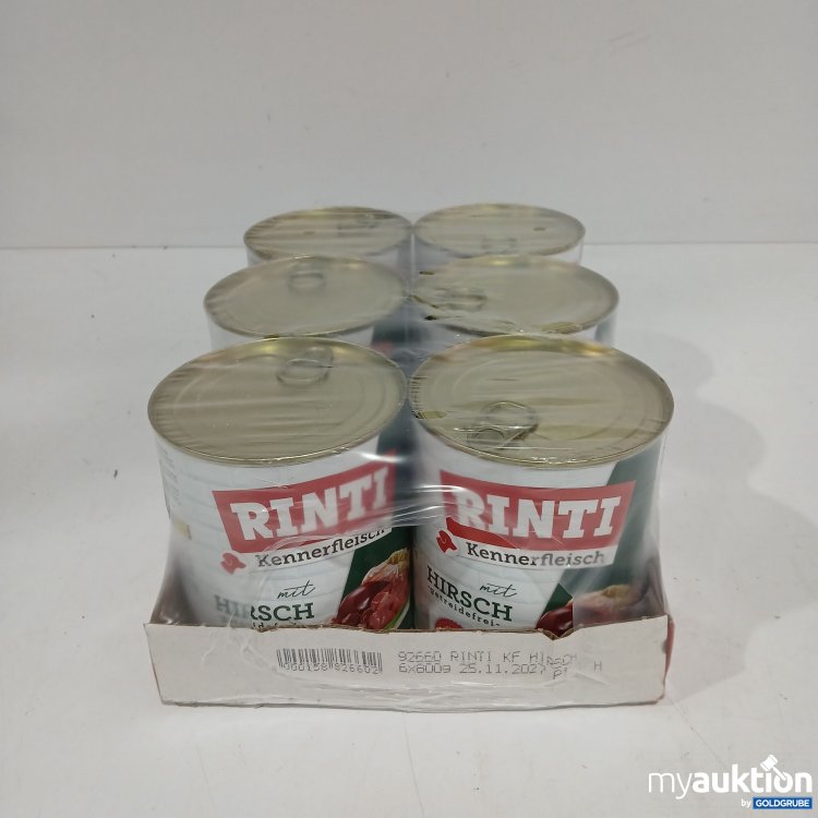Artikel Nr. 809199: Rinti Kennerfleisch Hirsch 6x800g