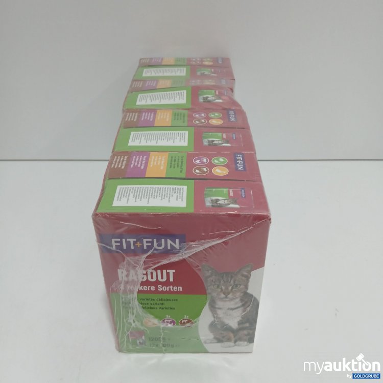 Artikel Nr. 826199 Artikel Nr. 826199: Fit+Fun Ragout Katzenfutter 4x(12x100g)