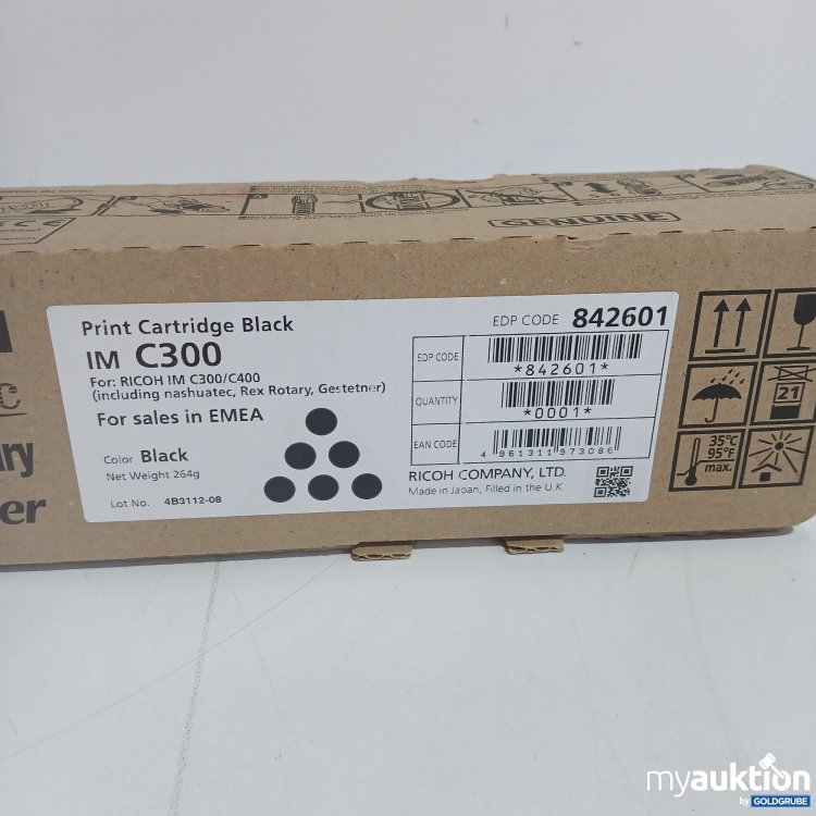 Artikel Nr. 832199 Artikel Nr. 832199: Ricoh Print Cartridge Black IM C300