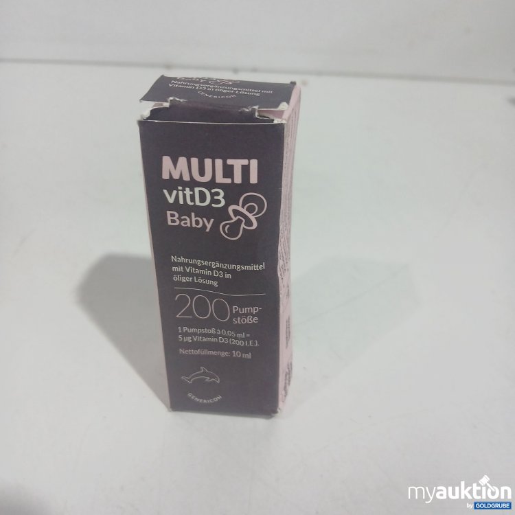Artikel Nr. 845199: Multi vitD3 Baby 200 Pumpstöße 