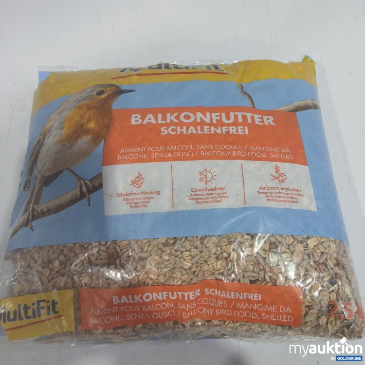 Artikel Nr. 873199: MultiFit Balkonfutter Schalenfrei 2,5kg 