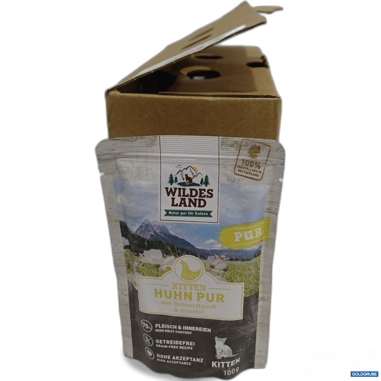 Artikel Nr. 897199 Artikel Nr. 897199: Wildes Land Kitten Huhn pur 12x100g