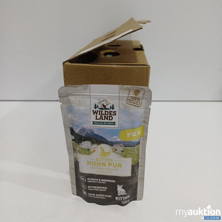 Artikel Nr. 897199 Artikel Nr. 897199: Wildes Land Kitten Huhn pur 12x100g
