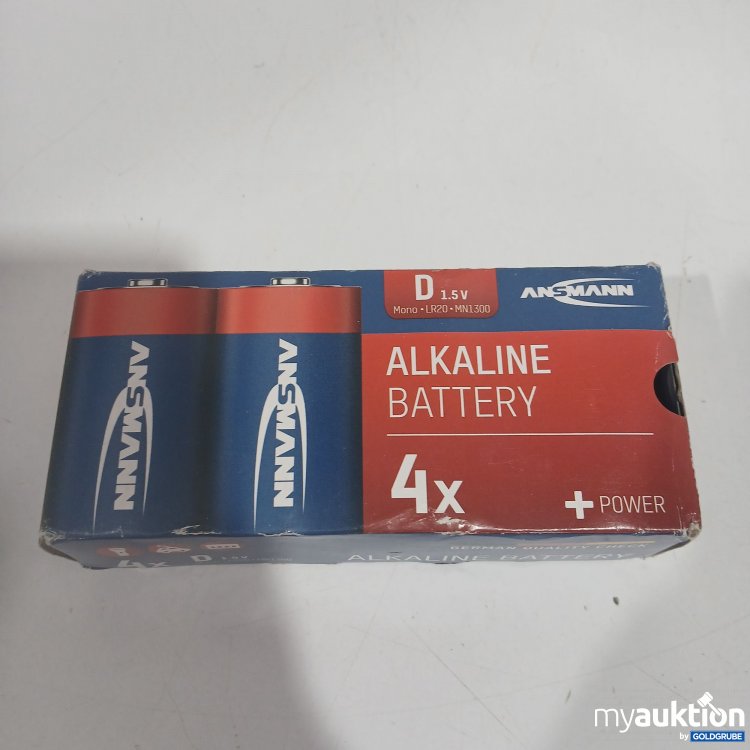 Artikel Nr. 898199: Ansman Alkaline Battery D 4Stk 