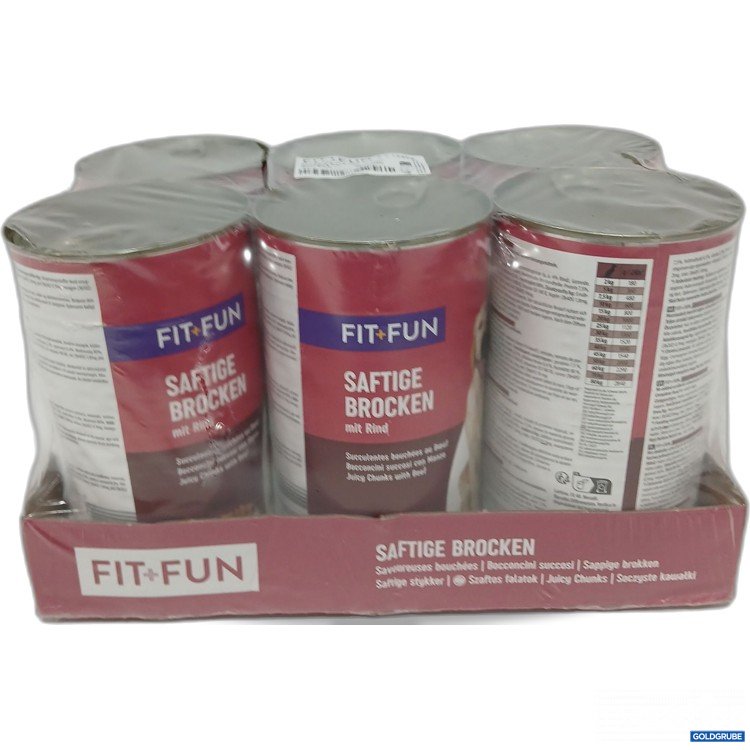 Artikel Nr. 950199: Fit+Fun Saftige Brocken mit Rind 6x1240g
