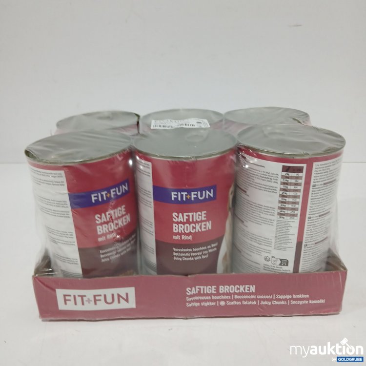 Artikel Nr. 950199: Fit+Fun Saftige Brocken mit Rind 6x1240g