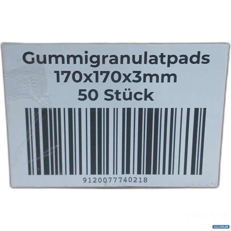 Artikel Nr. 960199: Gummigranulatpads 170x170x3mm 50Stk 