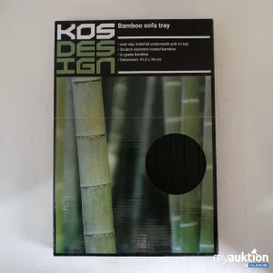 Auktion Kos Design Bamboo Sofatablett