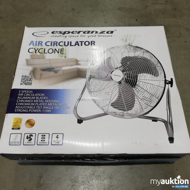 Artikel Nr. 419200 Artikel Nr. 419200: Esperanza Air Circulator Cyclone