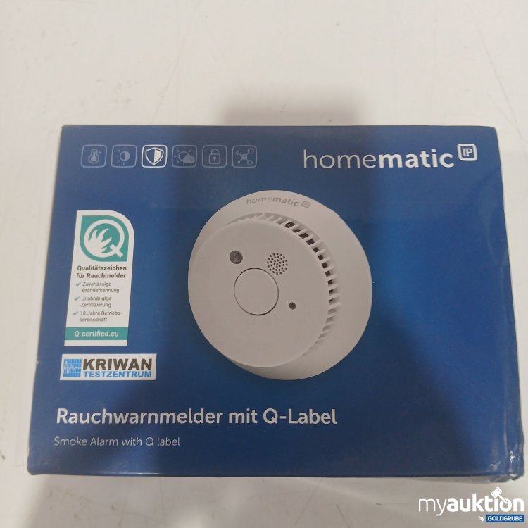 Artikel Nr. 444200: homematic Rauchwarnmelder mit Q-Label