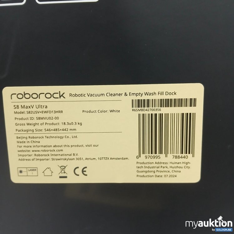 Artikel Nr. 816200 Artikel Nr. 816200: Roborock S8 MaxV Ultra S82USV+EWFD13HRR