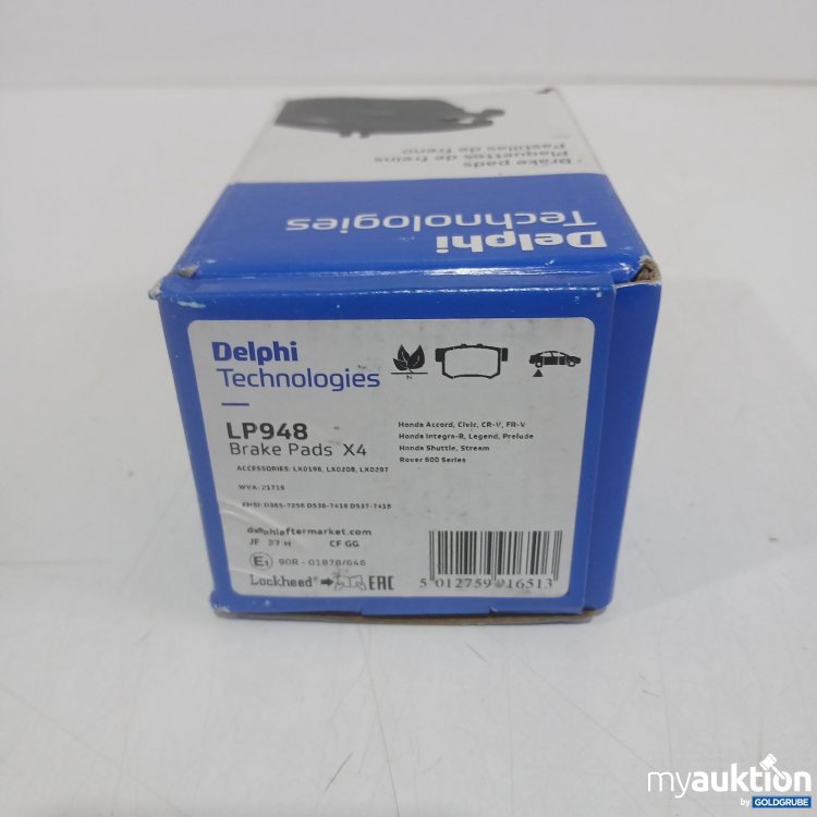 Artikel Nr. 889200: Delphi Technologies Brake pads X4  LP948