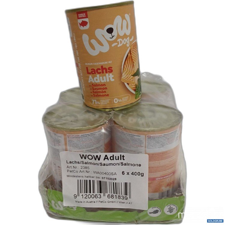 Artikel Nr. 897200 Artikel Nr. 897200: WOW Dog Lachs 6x400g