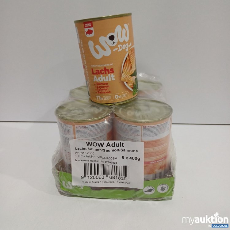 Artikel Nr. 897200 Artikel Nr. 897200: WOW Dog Lachs 6x400g