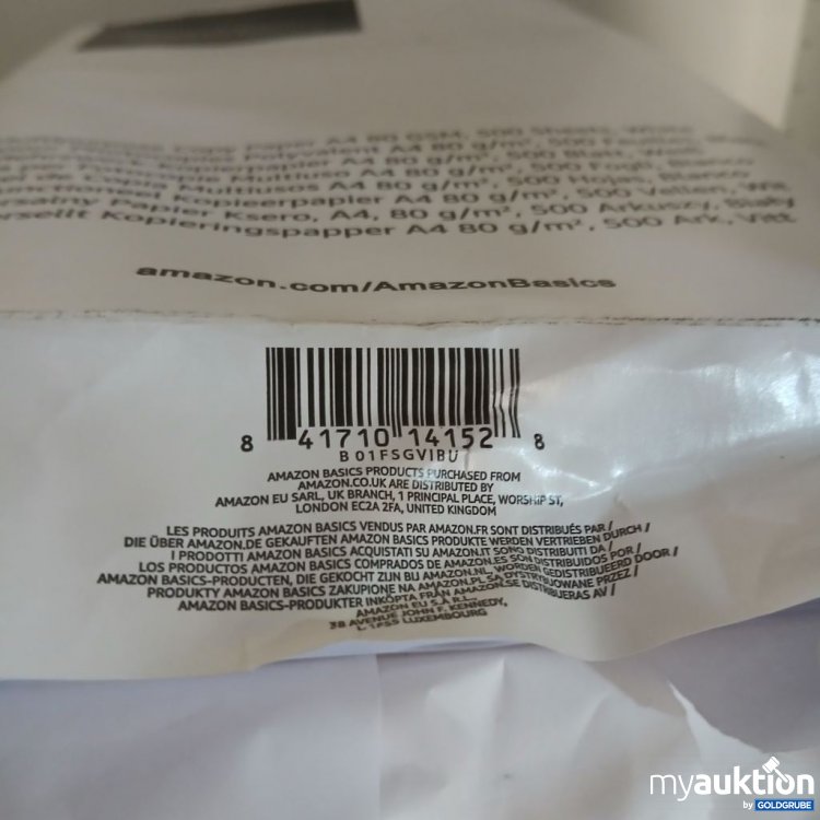 Artikel Nr. 921200: Amazon Basics Kopierpapier A4 4x 80 g/m²
