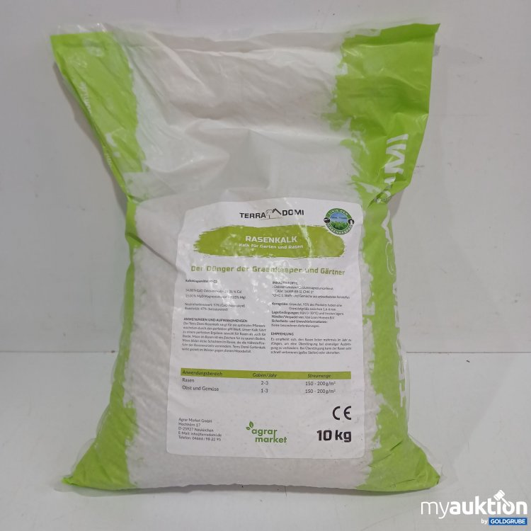 Artikel Nr. 956200: Terea Domi Rasenkalk 10kg 