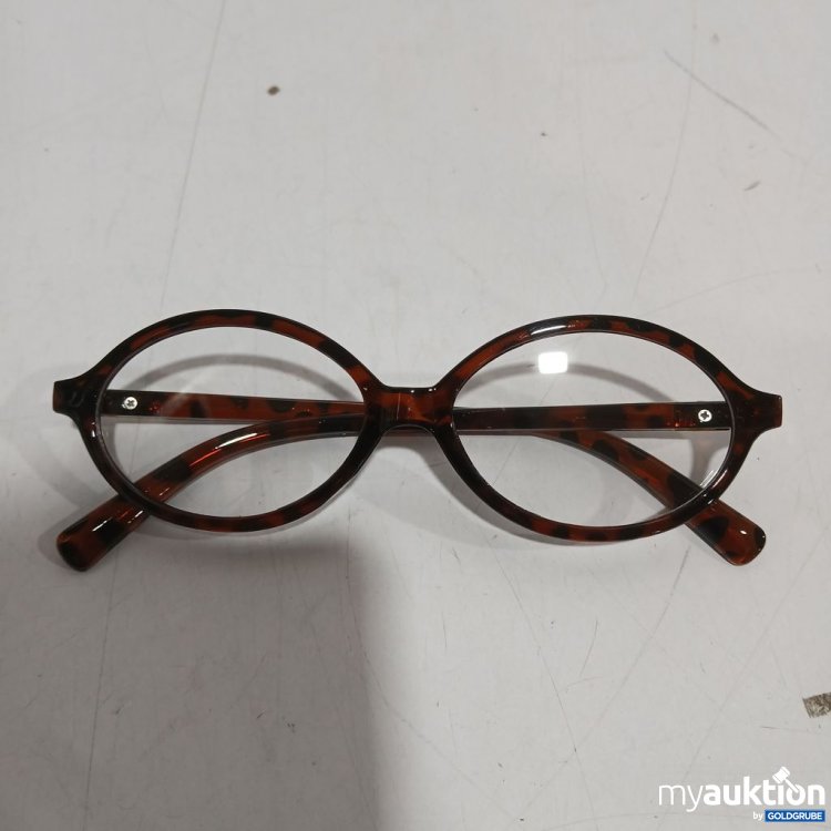 Artikel Nr. 963200: Brille  oval braun ohne Stärke