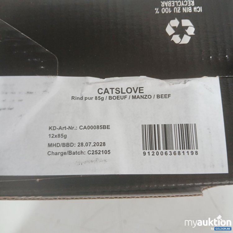 Artikel Nr. 981200: Cats Love Adult Rind pur 12Stk